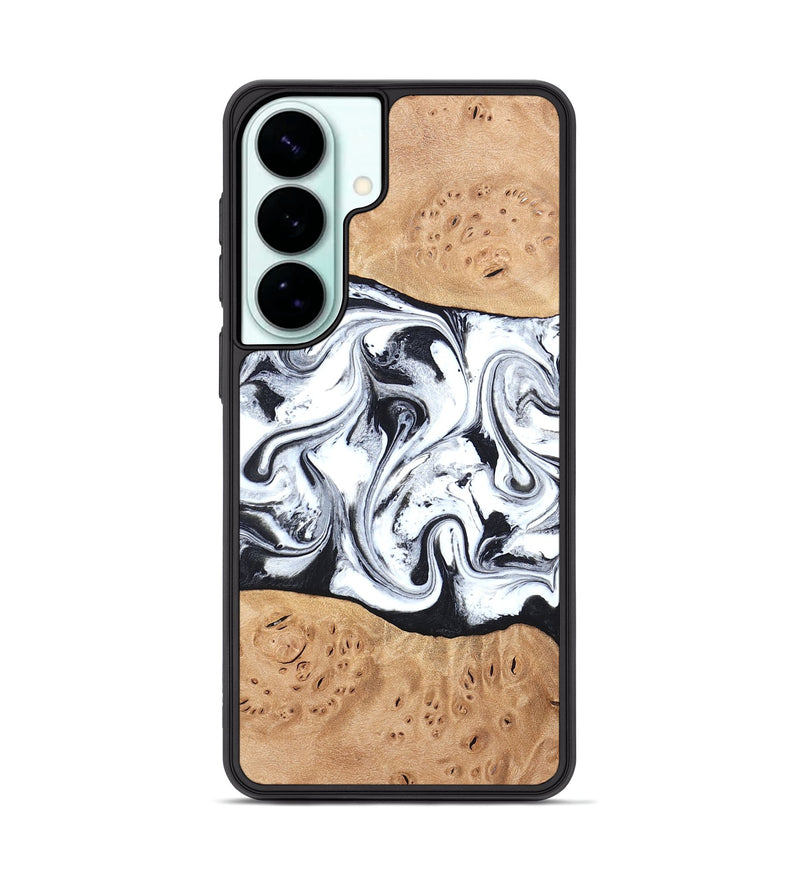 Galaxy S26 Plus Wood Phone Case - Kaleena (Black & White, 820338)