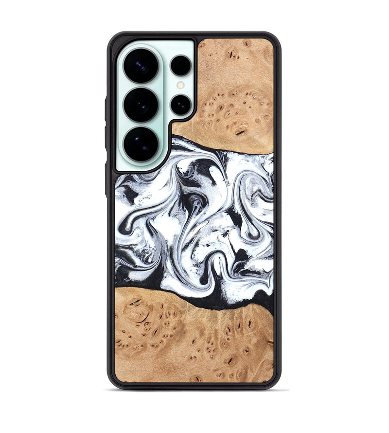 Galaxy S26 Ultra Wood Phone Case - Kaleena (Black & White, 820338)