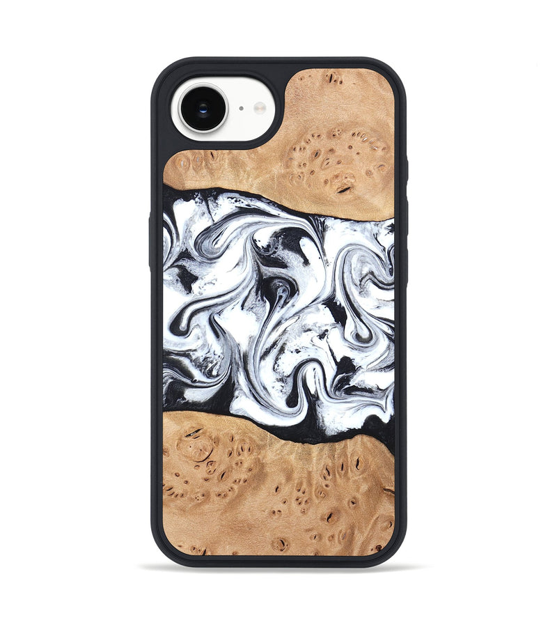 iPhone 17e Wood Phone Case - Kaleena (Black & White, 820338)