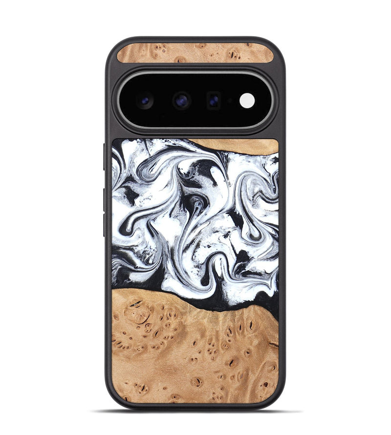 Pixel 11 Wood Phone Case - Kaleena (Black & White, 820338)