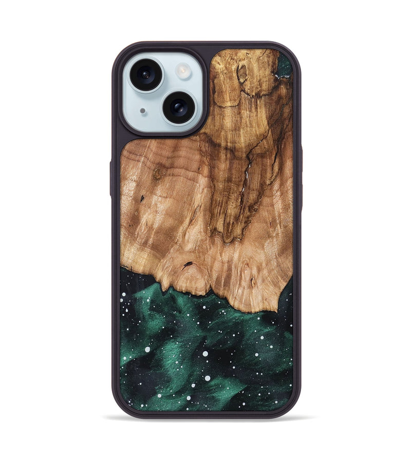 iPhone 15 Wood Phone Case - Caryn (Cosmos, 820340)