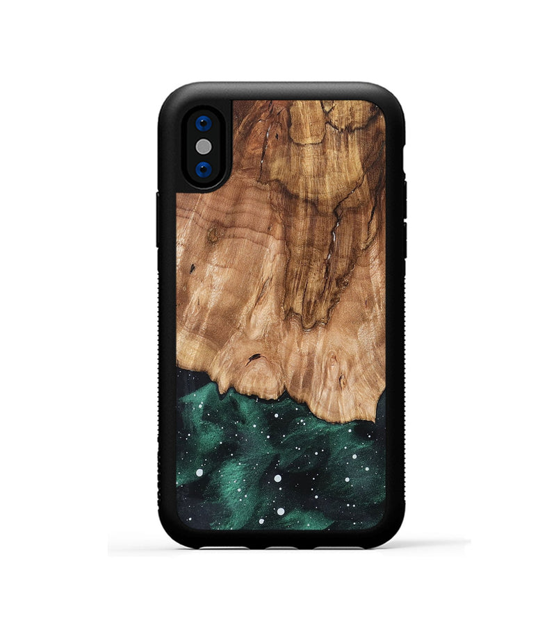 iPhone Xs Wood Phone Case - Caryn (Cosmos, 820340)