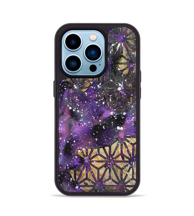 iPhone 14 Pro Wood Phone Case - Clarisa (Cosmos, 820342)