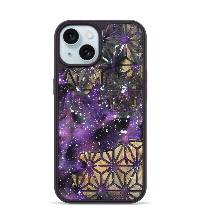iPhone 15 Wood Phone Case - Clarisa (Cosmos, 820342)