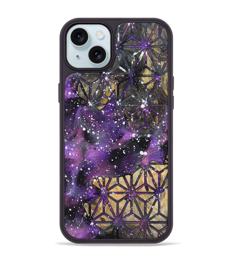 iPhone 15 Plus Wood Phone Case - Clarisa (Cosmos, 820342)