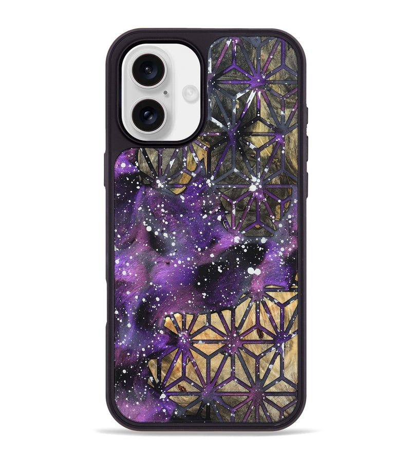 iPhone 16 Plus Wood Phone Case - Clarisa (Cosmos, 820342)