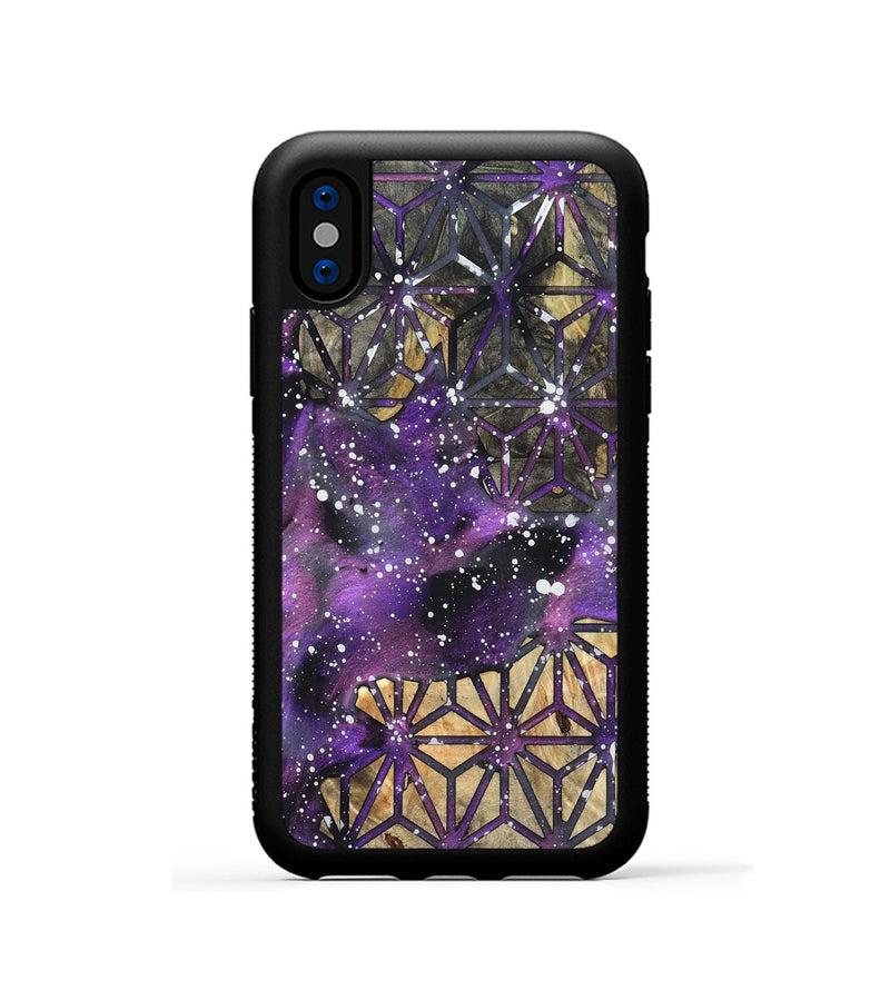 iPhone Xs Wood Phone Case - Clarisa (Cosmos, 820342)