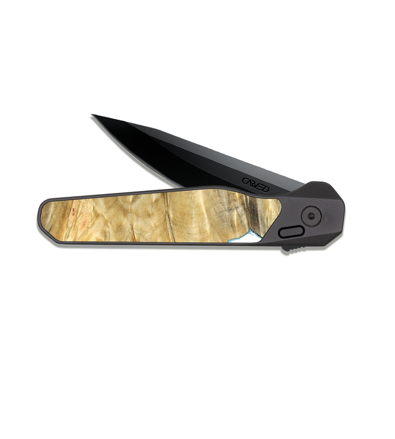 EDC Dark Slate Wood Pocket Knife - Collin (Coastal, 820346)