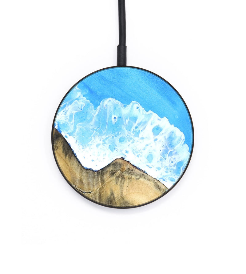 Circle Wood Wireless Charger - Alexa (Coastal, 820347)