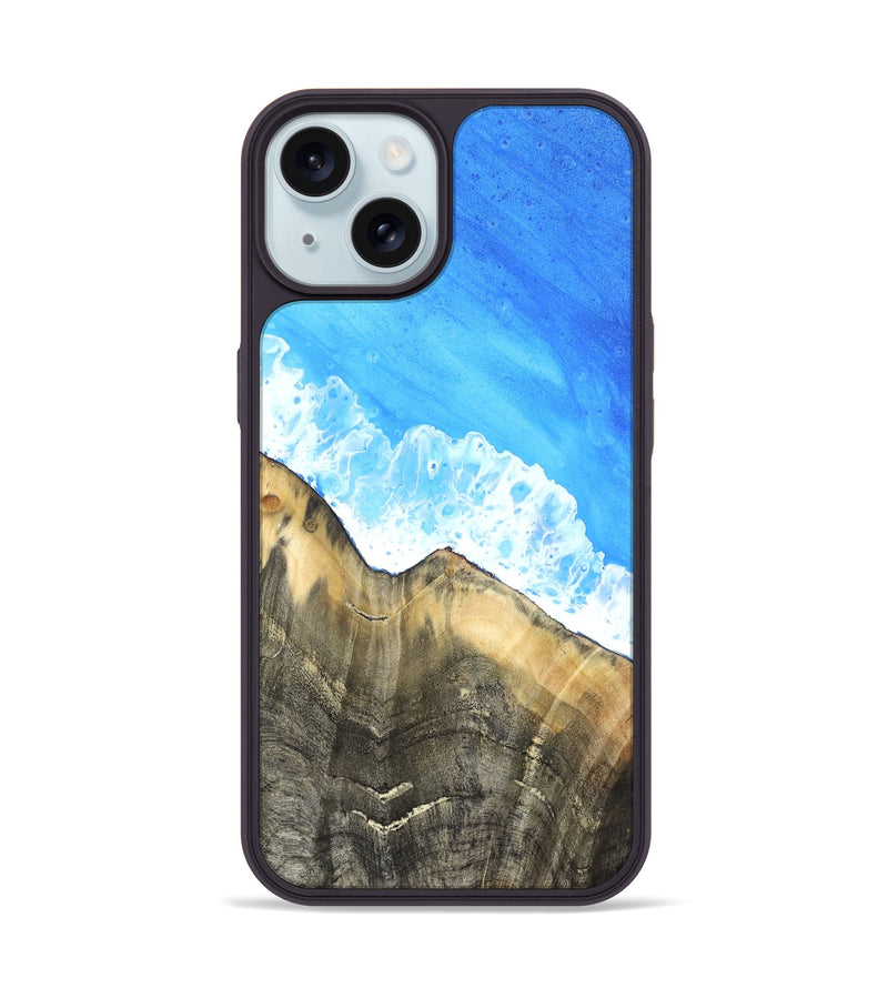 iPhone 15 Wood Phone Case - Alexa (Coastal, 820347)