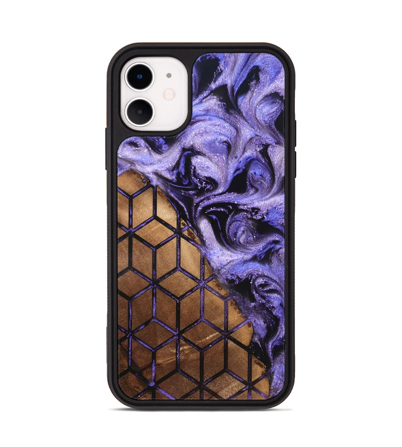 iPhone 11 Wood Phone Case - Aryanna (Pattern, 820350)