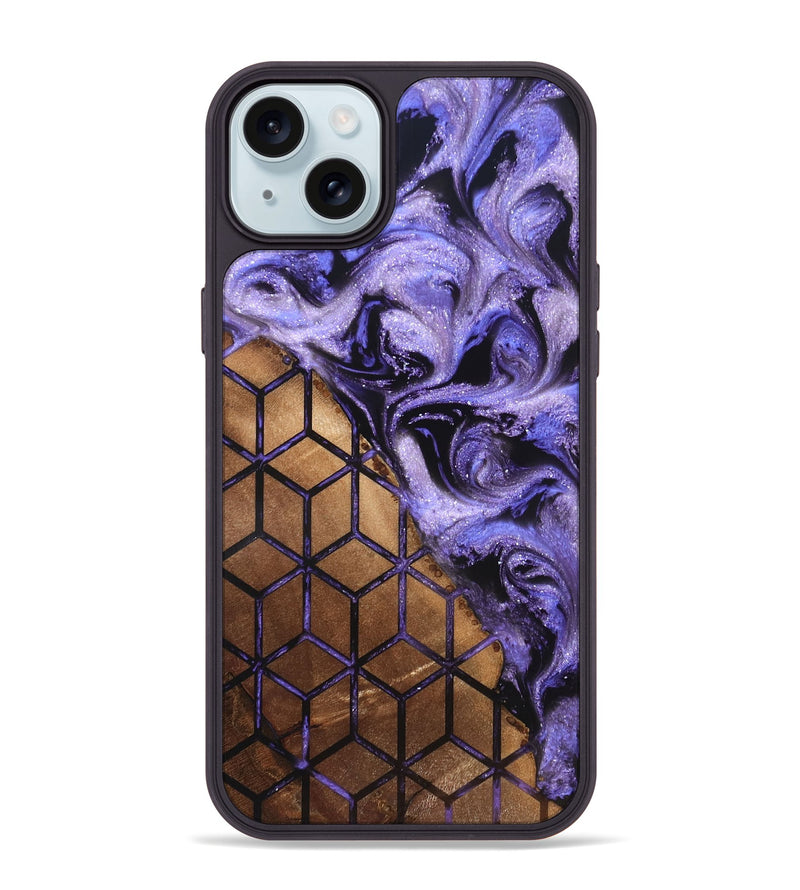 iPhone 15 Plus Wood Phone Case - Aryanna (Pattern, 820350)