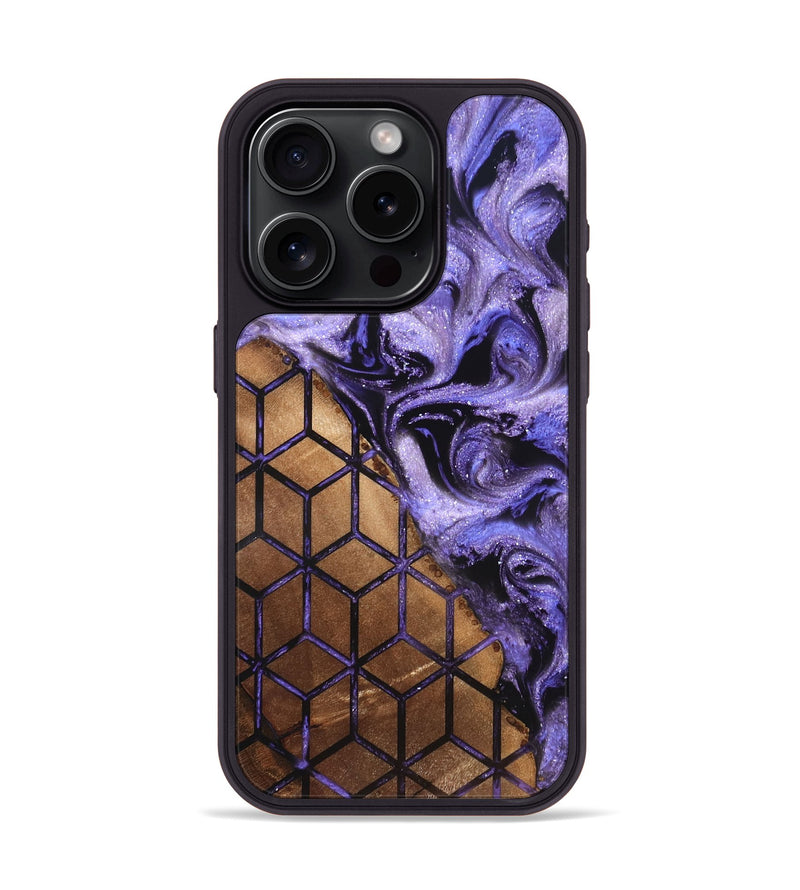 iPhone 15 Pro Wood Phone Case - Aryanna (Pattern, 820350)