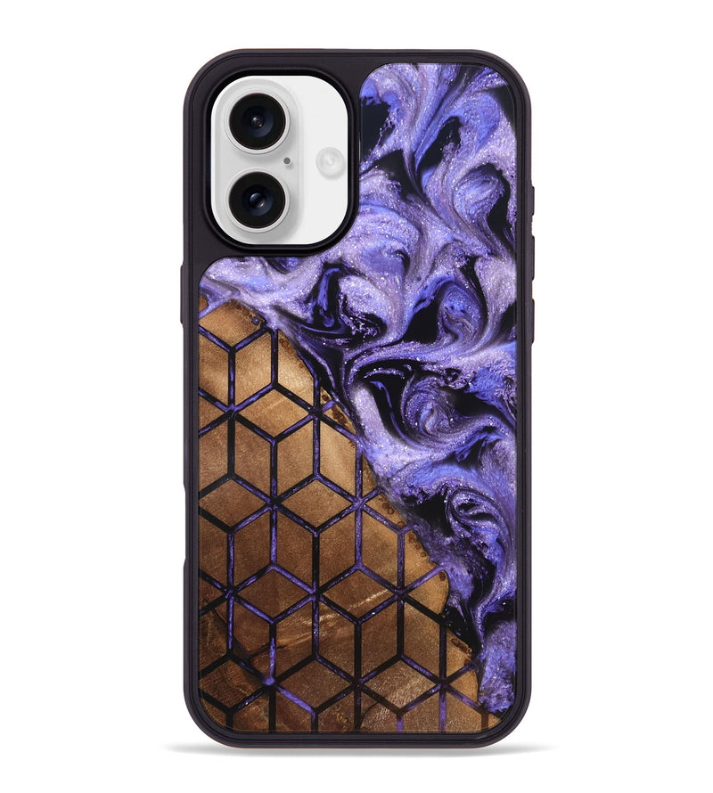 iPhone 16 Plus Wood Phone Case - Aryanna (Pattern, 820350)