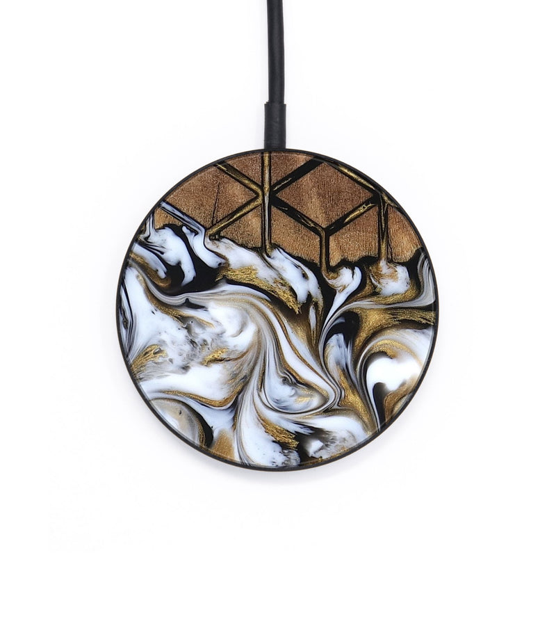 Circle Wood Wireless Charger - Lonzo (Pattern, 820351)