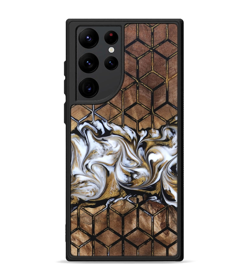 Galaxy S22 Ultra Wood Phone Case - Lonzo (Pattern, 820351)