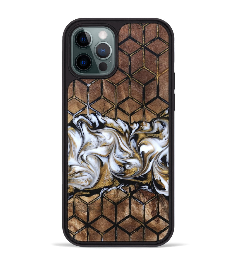 iPhone 12 Pro Max Wood Phone Case - Lonzo (Pattern, 820351)