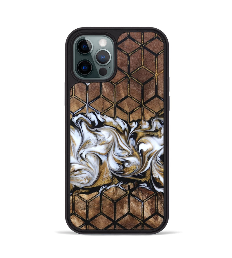 iPhone 12 Pro Wood Phone Case - Lonzo (Pattern, 820351)