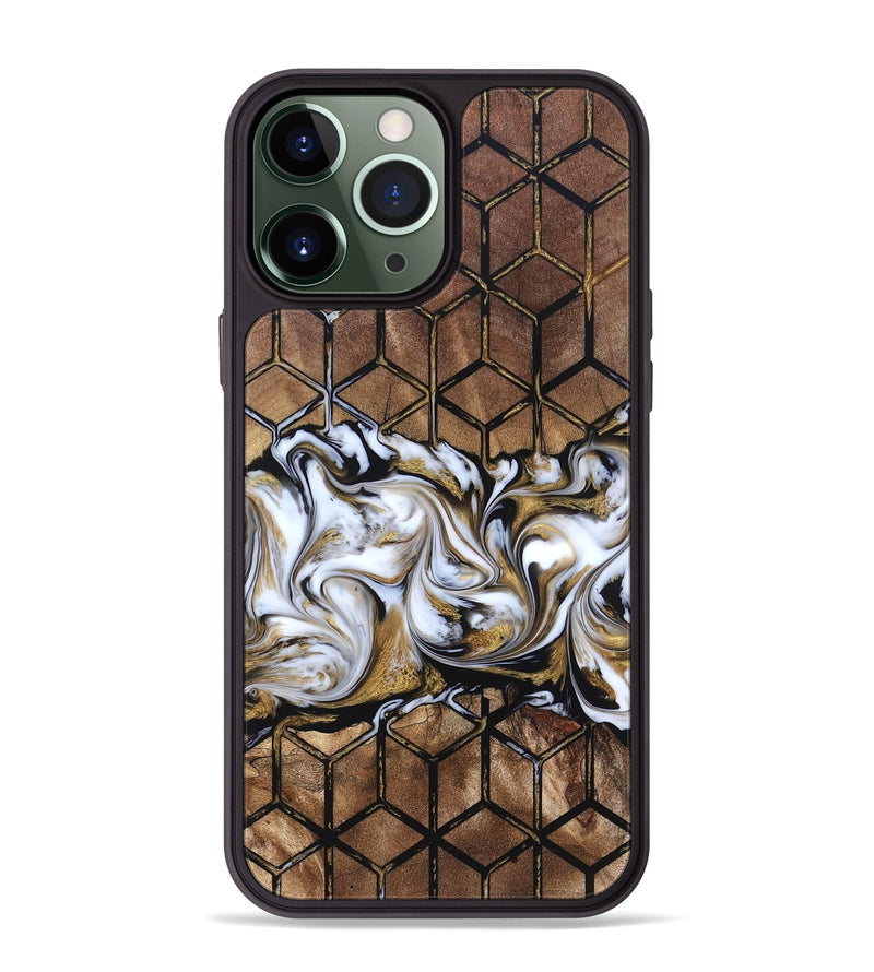iPhone 13 Pro Max Wood Phone Case - Lonzo (Pattern, 820351)