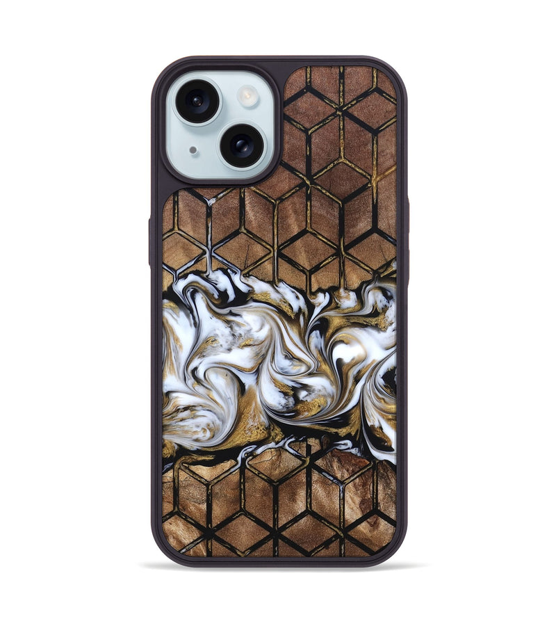 iPhone 15 Wood Phone Case - Lonzo (Pattern, 820351)