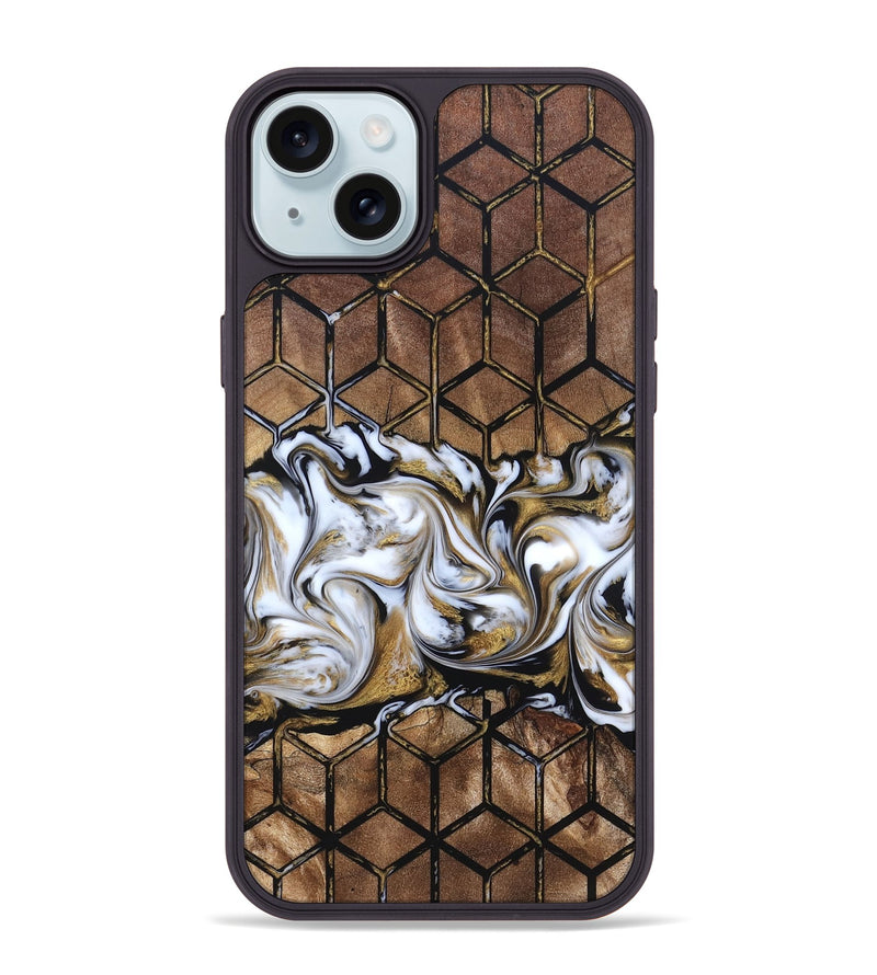 iPhone 15 Plus Wood Phone Case - Lonzo (Pattern, 820351)