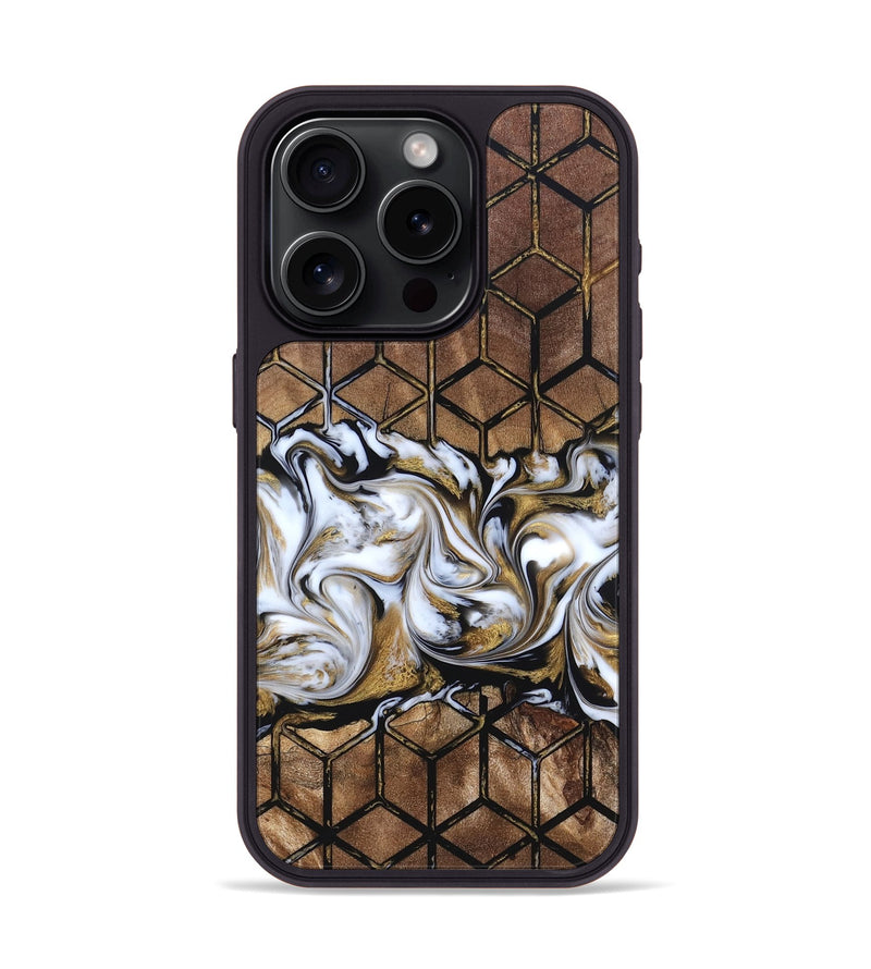 iPhone 15 Pro Wood Phone Case - Lonzo (Pattern, 820351)