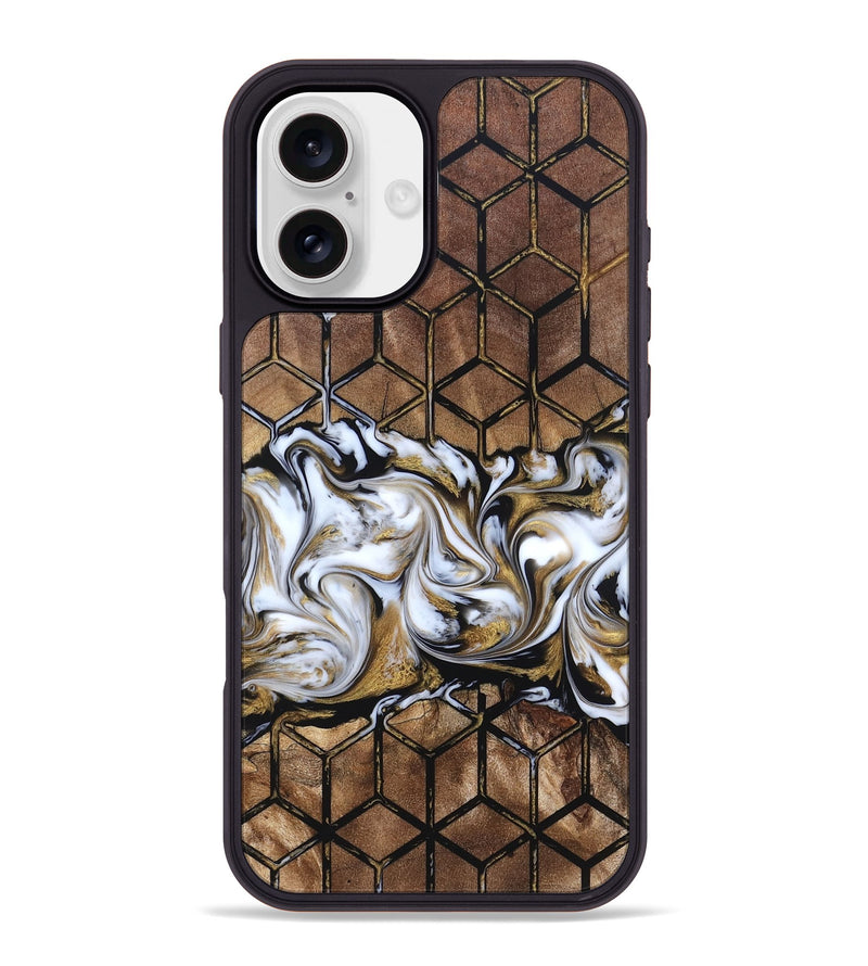 iPhone 16 Plus Wood Phone Case - Lonzo (Pattern, 820351)