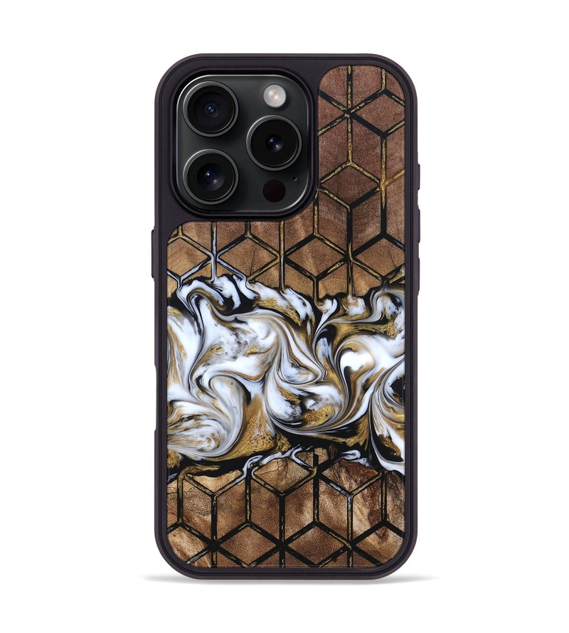 iPhone 16 Pro Wood Phone Case - Lonzo (Pattern, 820351)