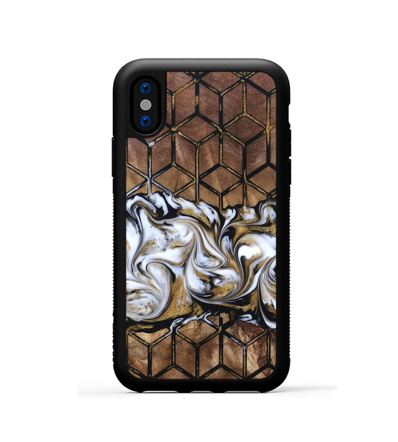 iPhone Xs Wood Phone Case - Lonzo (Pattern, 820351)
