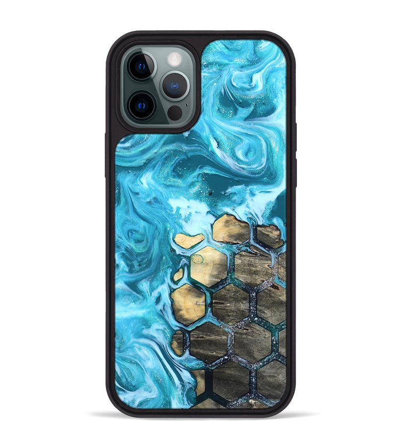 iPhone 12 Pro Max Wood Phone Case - Rosalia (Pattern, 820353)