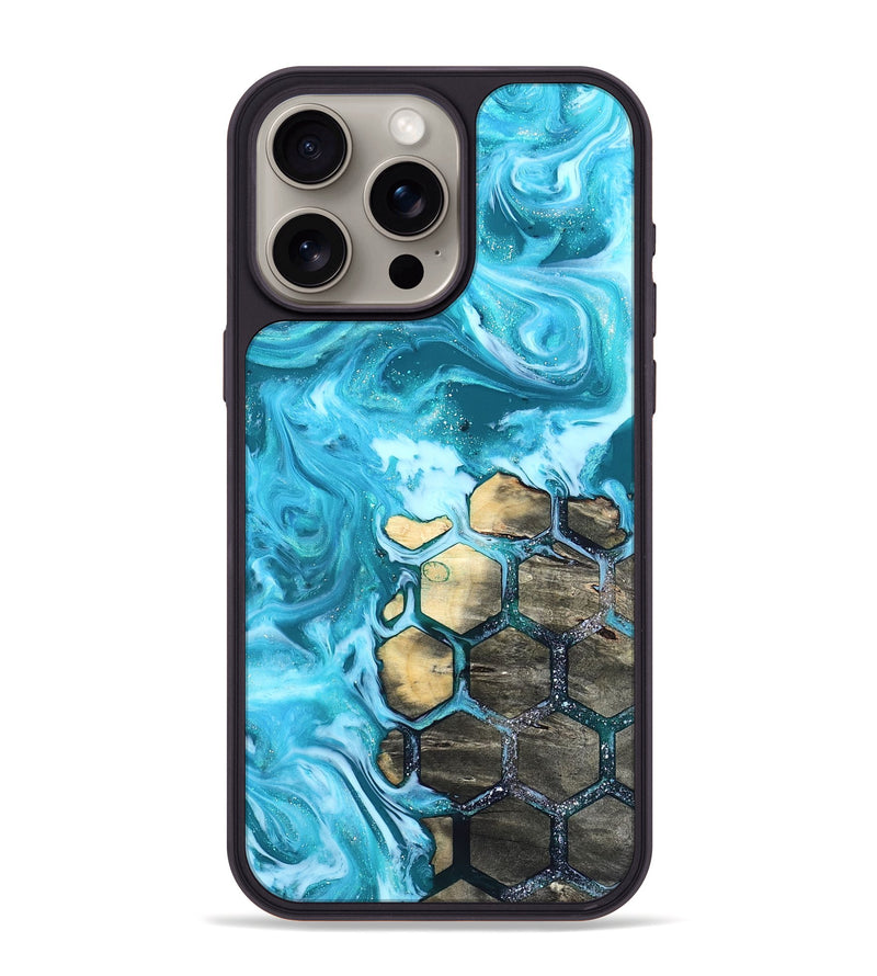 iPhone 15 Pro Max Wood Phone Case - Rosalia (Pattern, 820353)