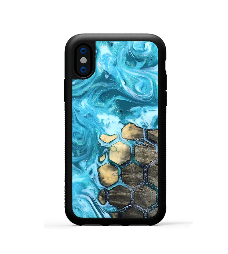 iPhone Xs Wood Phone Case - Rosalia (Pattern, 820353)