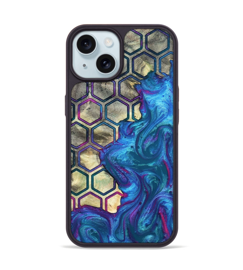 iPhone 15 Wood Phone Case - Jaleesa (Pattern, 820354)
