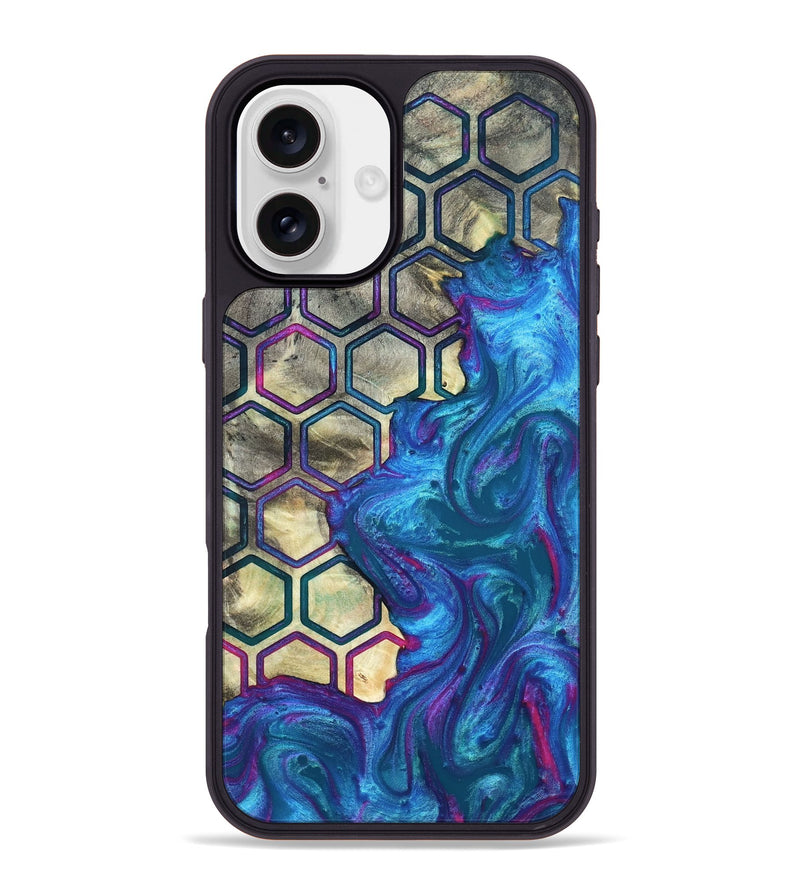 iPhone 16 Plus Wood Phone Case - Jaleesa (Pattern, 820354)