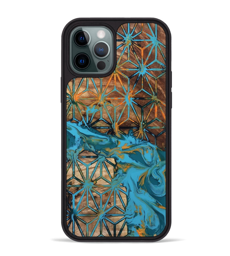 iPhone 12 Pro Max Wood Phone Case - Tawana (Pattern, 820355)