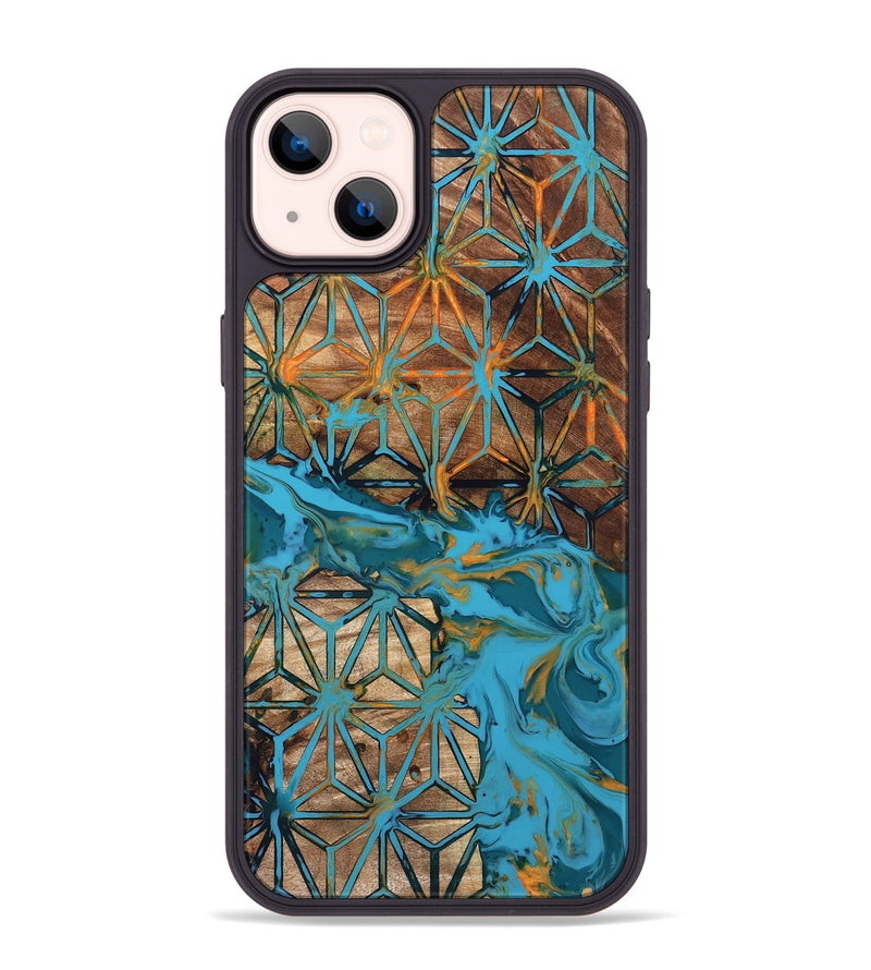 iPhone 14 Plus Wood Phone Case - Tawana (Pattern, 820355)