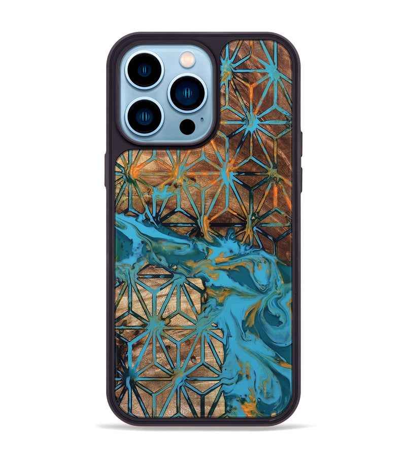 iPhone 14 Pro Max Wood Phone Case - Tawana (Pattern, 820355)