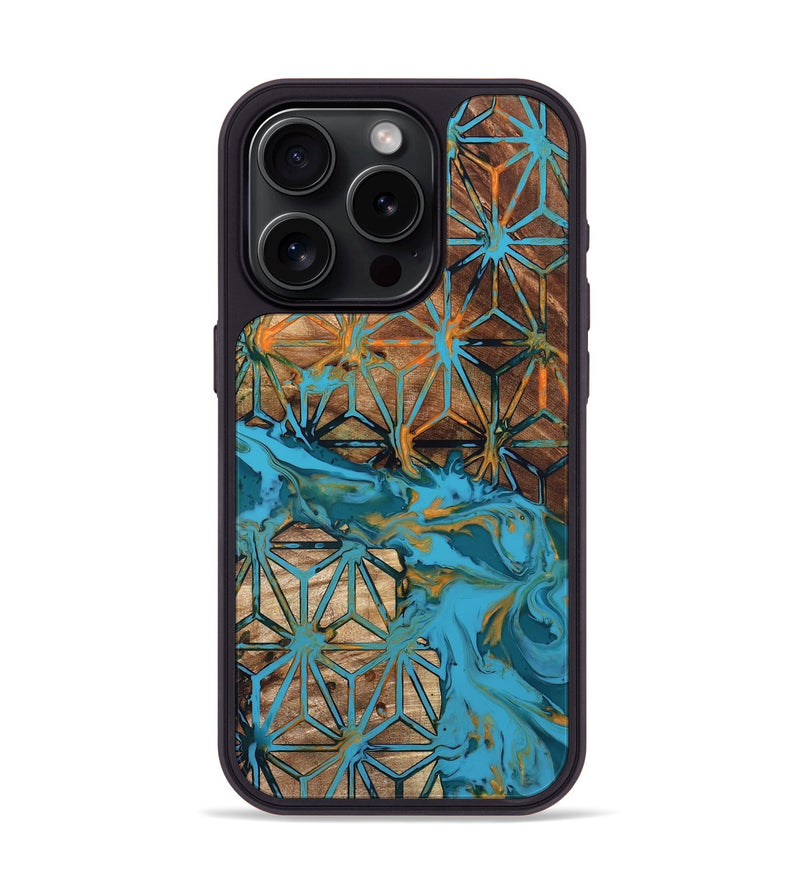iPhone 15 Pro Wood Phone Case - Tawana (Pattern, 820355)