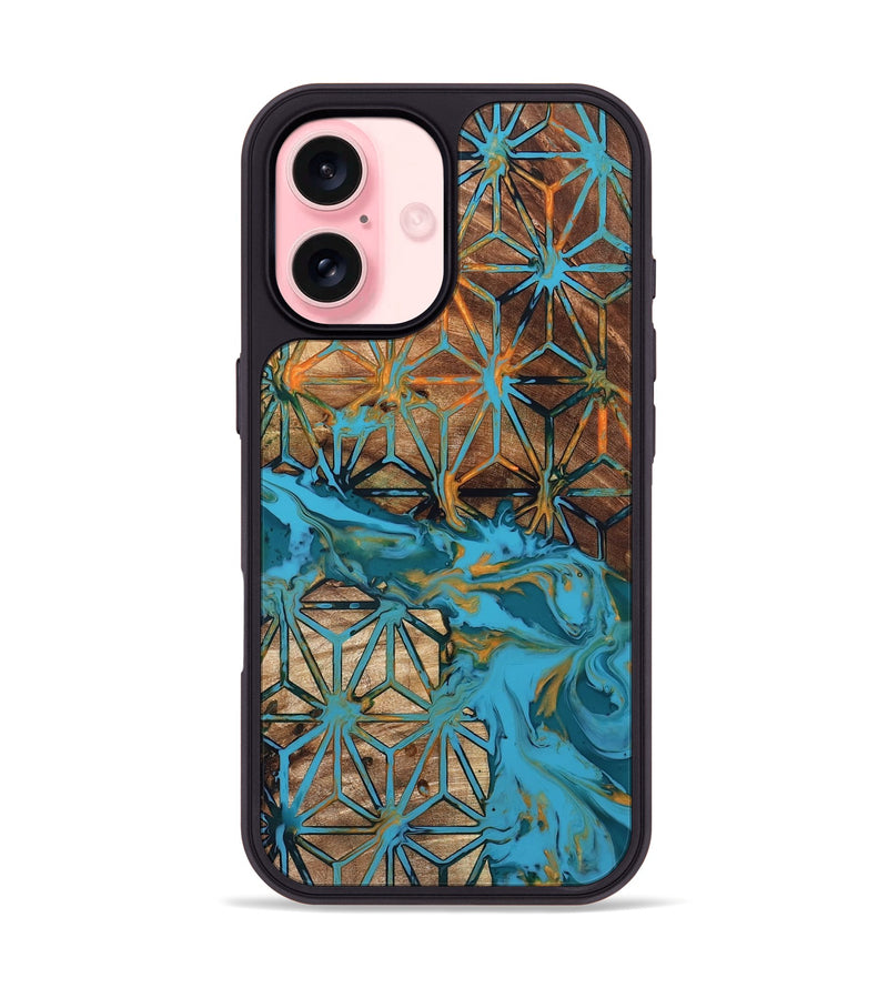 iPhone 16 Wood Phone Case - Tawana (Pattern, 820355)