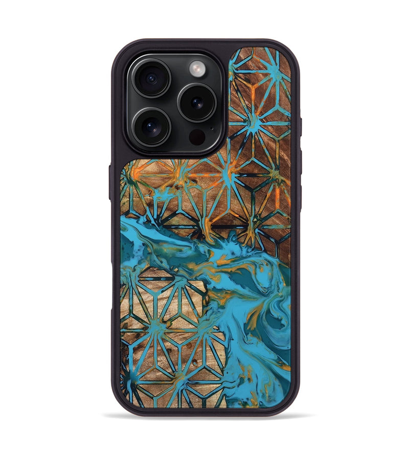 iPhone 16 Pro Wood Phone Case - Tawana (Pattern, 820355)