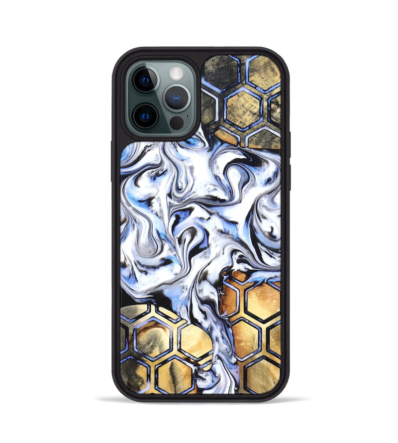 iPhone 12 Pro Wood Phone Case - Alvina (Pattern, 820356)