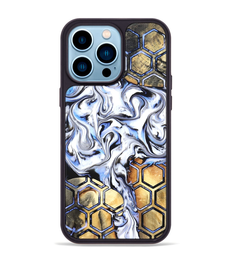 iPhone 14 Pro Max Wood Phone Case - Alvina (Pattern, 820356)