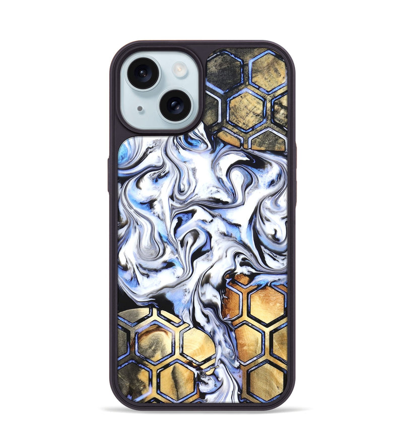 iPhone 15 Wood Phone Case - Alvina (Pattern, 820356)
