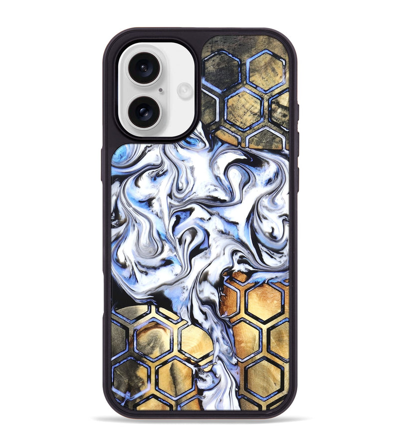 iPhone 16 Plus Wood Phone Case - Alvina (Pattern, 820356)