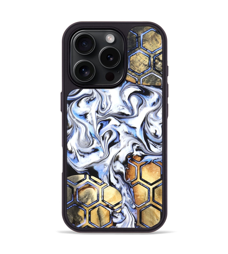 iPhone 16 Pro Wood Phone Case - Alvina (Pattern, 820356)
