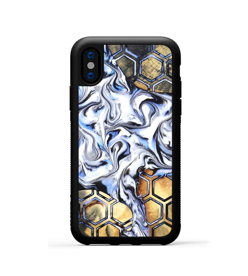 iPhone Xs Wood Phone Case - Alvina (Pattern, 820356)