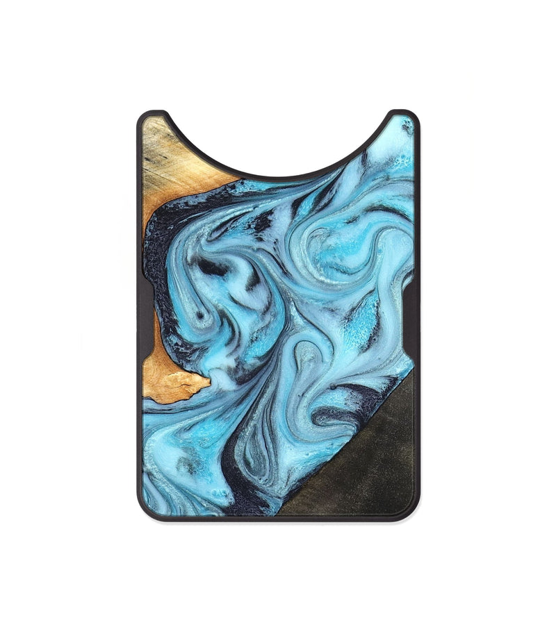 Alloy Wood Wallet - Althea (Blue, 820357)
