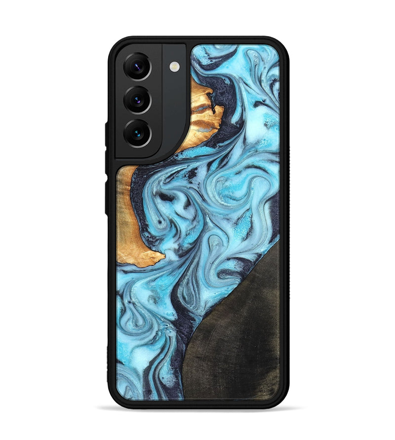 Galaxy S22 Plus Wood Phone Case - Althea (Blue, 820357)