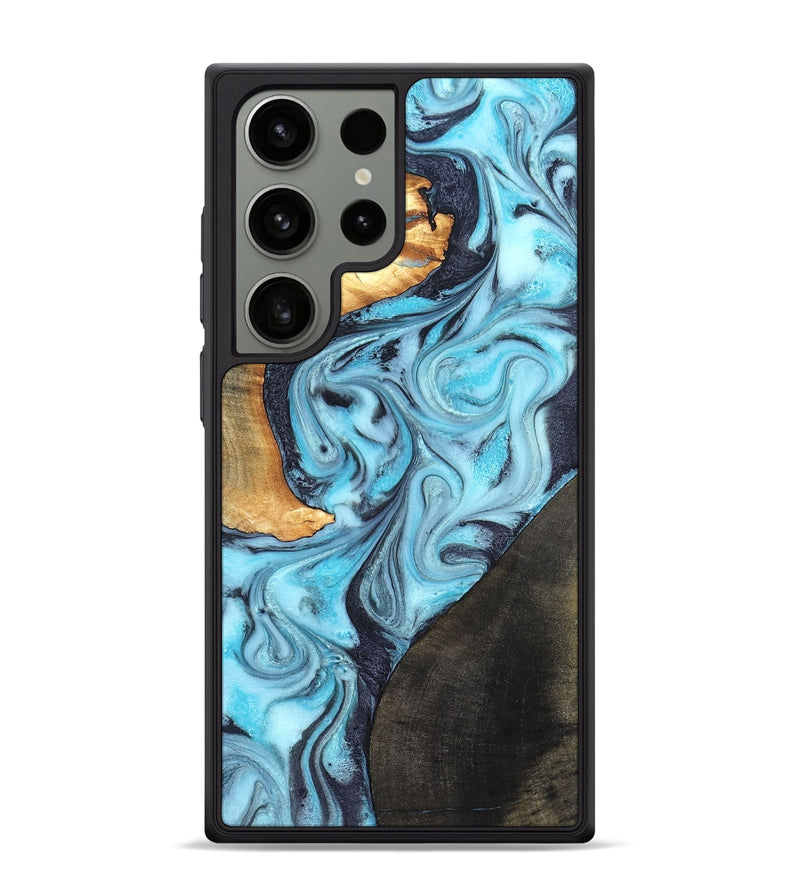 Galaxy S24 Ultra Wood Phone Case - Althea (Blue, 820357)