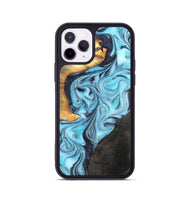 iPhone 11 Pro Wood Phone Case - Althea (Blue, 820357)